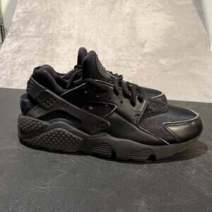 Nike Air Huarache Running Shoes Womens 8.5 Black 634835-012 Athletic Sneakers